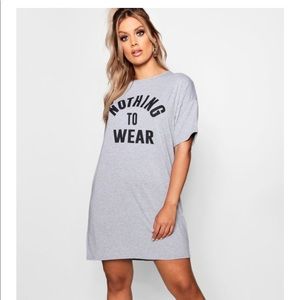 Oversized T-shirt Dress